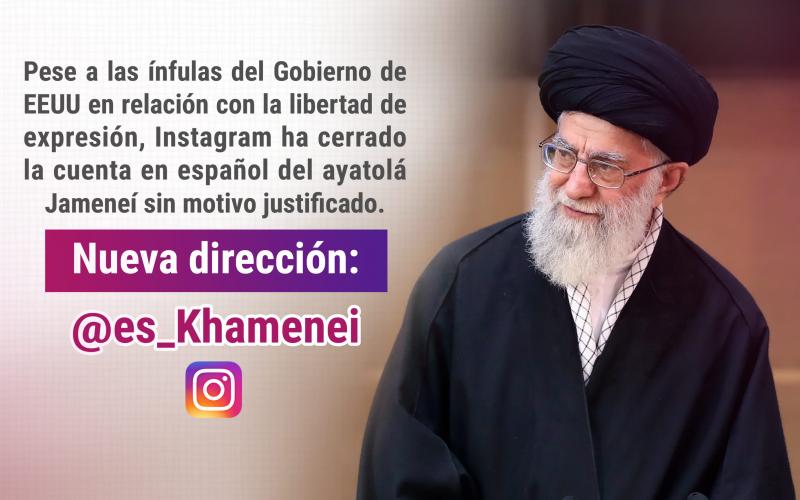 Instagram cierra la cuenta del ayatolá Jameneí