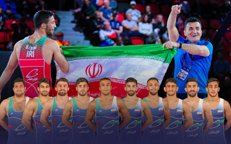 «Bravo por los campeones de lucha grecorromana de Irán y por su entrenador»